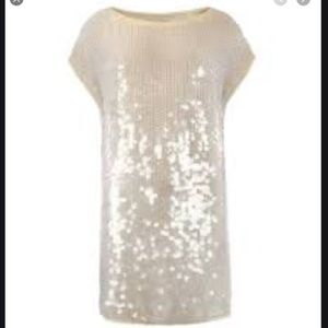 All Saints Progression Sequin Shimmer Dress US 2